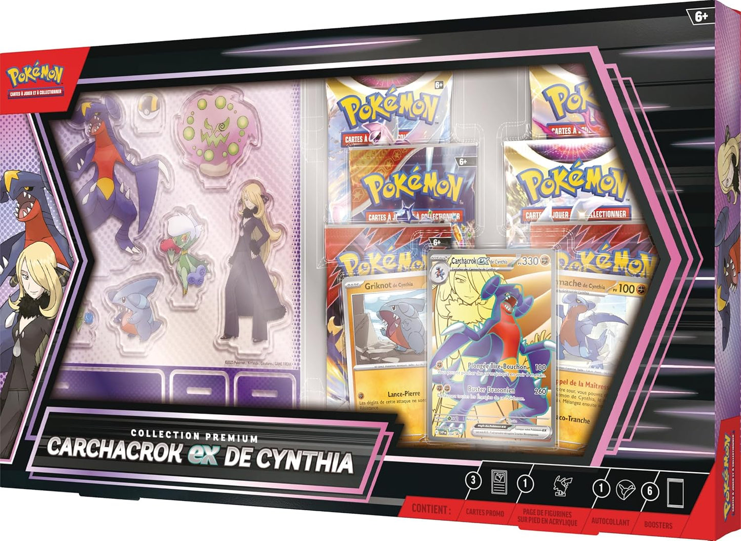 Pokémon - Coffret Collection Premium Juin 2025 : Carchacrok ex de Cynthia