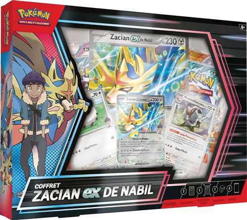 Pokémon - Coffret Collector Mars 2025 : Zacian ex de Nabil
