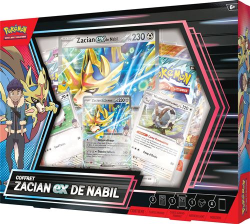 Pokémon - Coffret Collector Mars 2025 : Zacian ex de Nabil