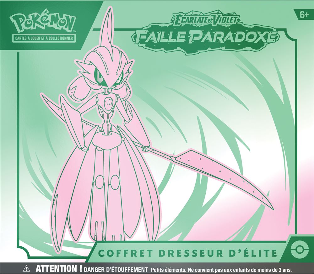 Pokémon EV04 Faille Paradoxe : Coffret Dresseur d’Élite Garde de Fer