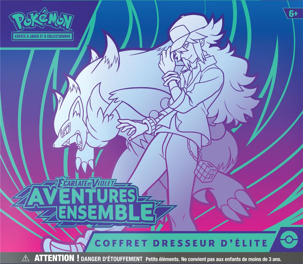 Pokémon - Coffret Dresseur d’Élite EV09 : Aventures Ensemble – Zoroark ex de N (Emballage abimé)!!