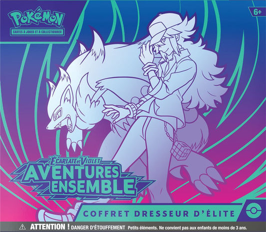 Pokémon - Coffret Dresseur d’Élite EV09 : Aventures Ensemble – Zoroark ex de N (Emballage abimé)!!