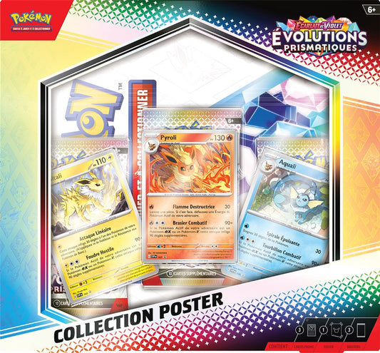 Pokémon Coffret Poster EV8.5 Ecarlate et Violet Evolutions prismatiques