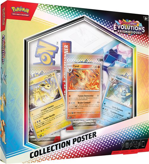 Pokémon Coffret Poster EV8.5 Ecarlate et Violet Evolutions prismatiques