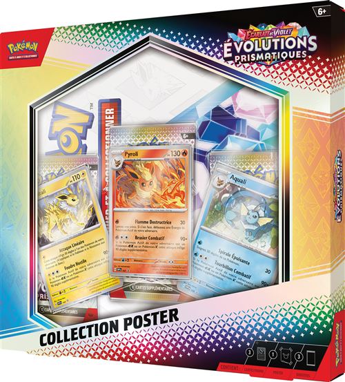 Pokémon Coffret Poster EV8.5 Ecarlate et Violet Evolutions prismatiques