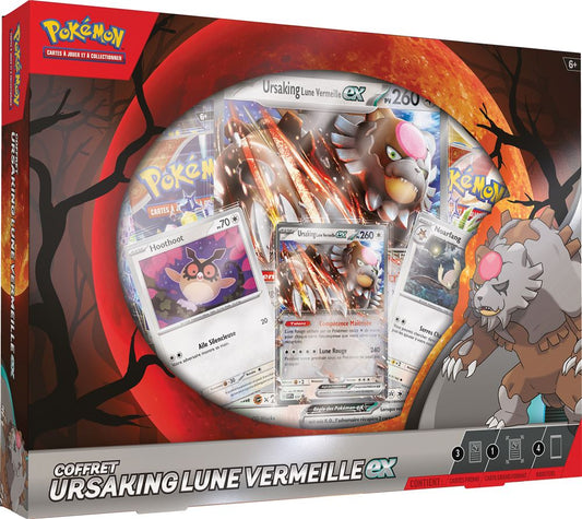Pokémon - Coffret Novembre 2024 : Ursaking Lune Vermeille ex