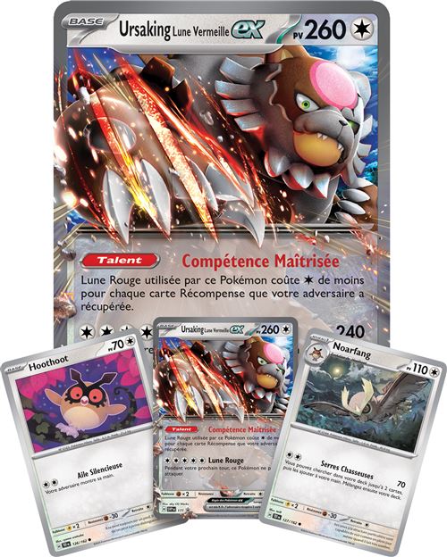 Pokémon - Coffret Novembre 2024 : Ursaking Lune Vermeille ex