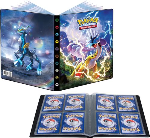 Cahier range-cartes Pokémon A5 - EV05 Forces Temporelles - 80 cartes Pokemon (Raikou)