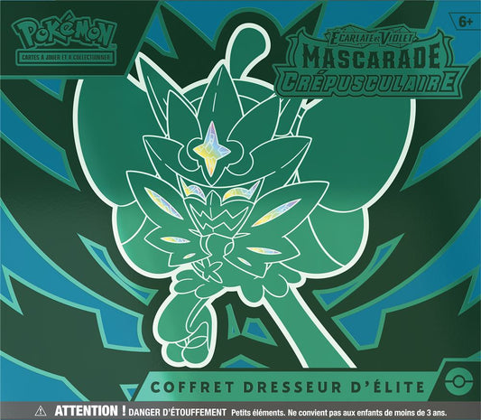 Pokémon - Coffret Dresseur d’Élite EV06 Mascarade Crépusculaire : Ogerpon Masque Turquoise