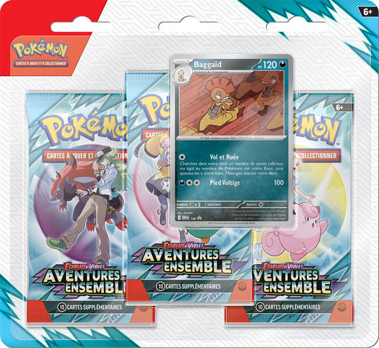 Pokémon - Tri Pack EV09 : Aventures Ensemble – Baggaïd