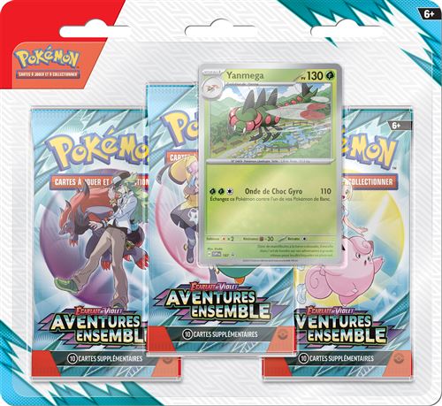 Pokémon - Tri Pack EV09 : Aventures Ensemble – Yanmega
