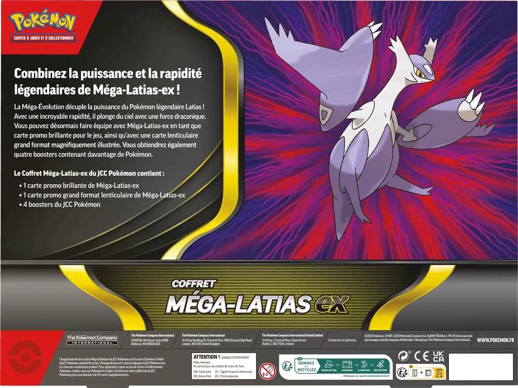 Pokémon – Coffret Méga-Latias ex (Octobre 2025)