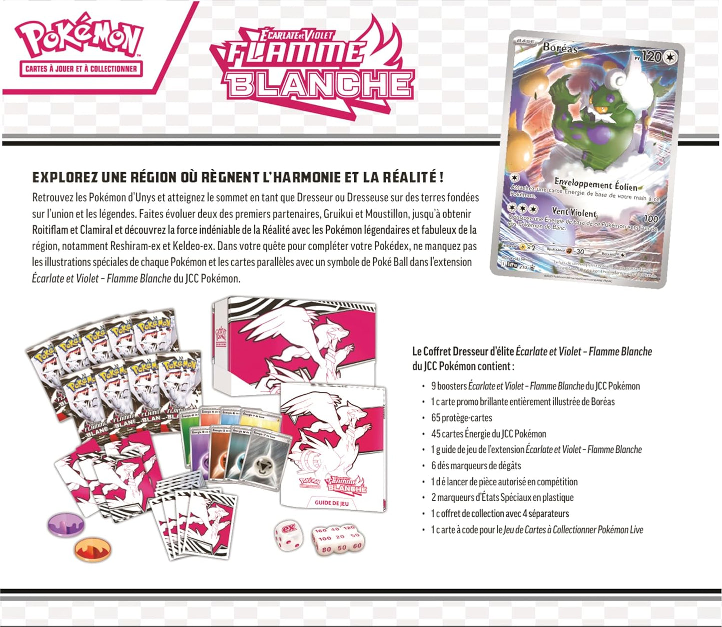 Pokémon Coffret Dresseur D'Élite EV10.5 : Flamme Blanche