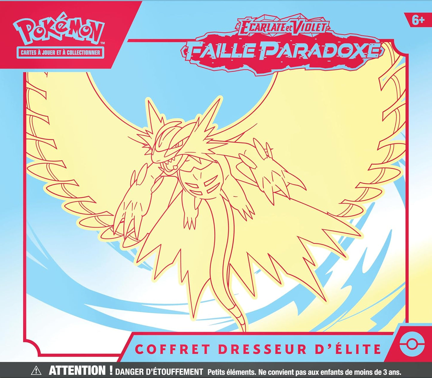 Pokémon EV04 Faille Paradoxe : Coffret Dresseur d’Élite - Rugit Lune