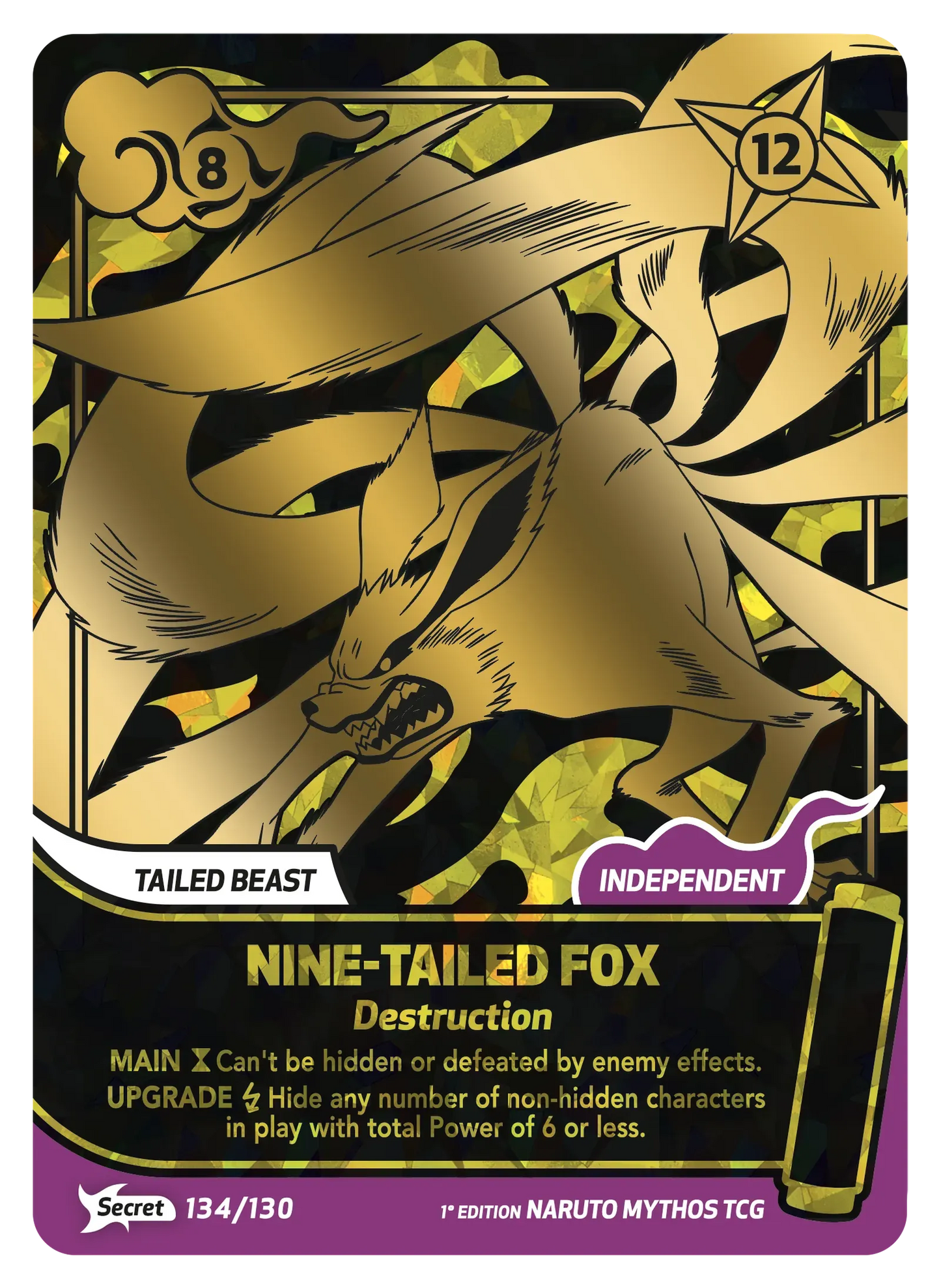 Kyûbi — Destruction – KS-134 – Naruto Mythos TCG Konoha Shidō Chapitre 1 FR