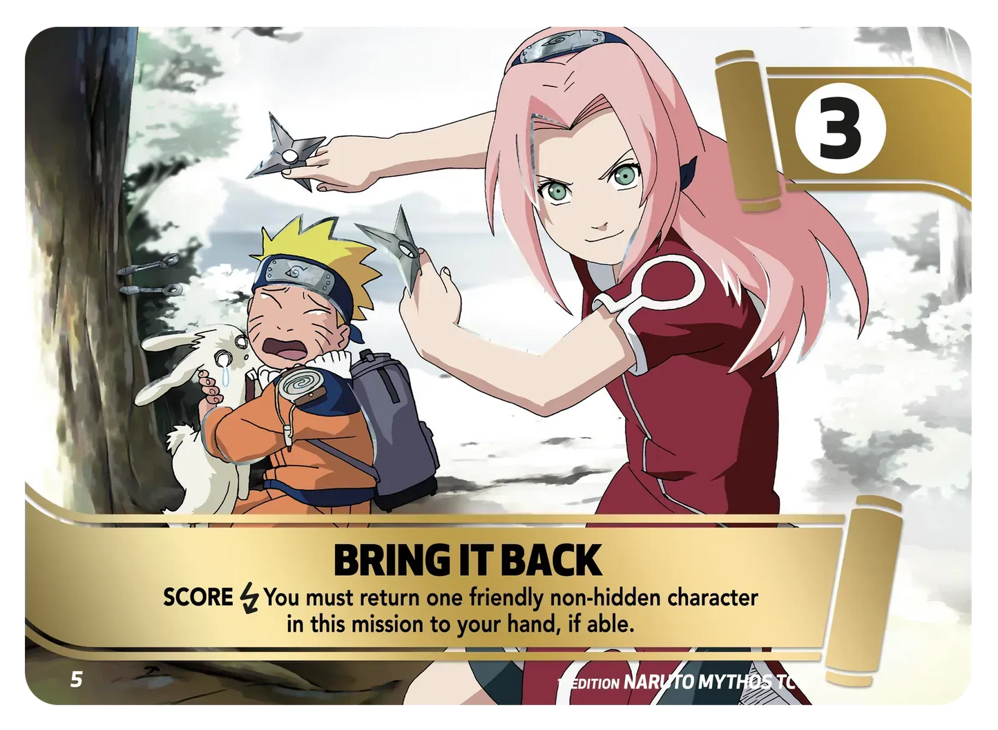 Naruto Mythos TCG – Bring It Back – KS-M05 – Commune – Konoha Shidō Série 1