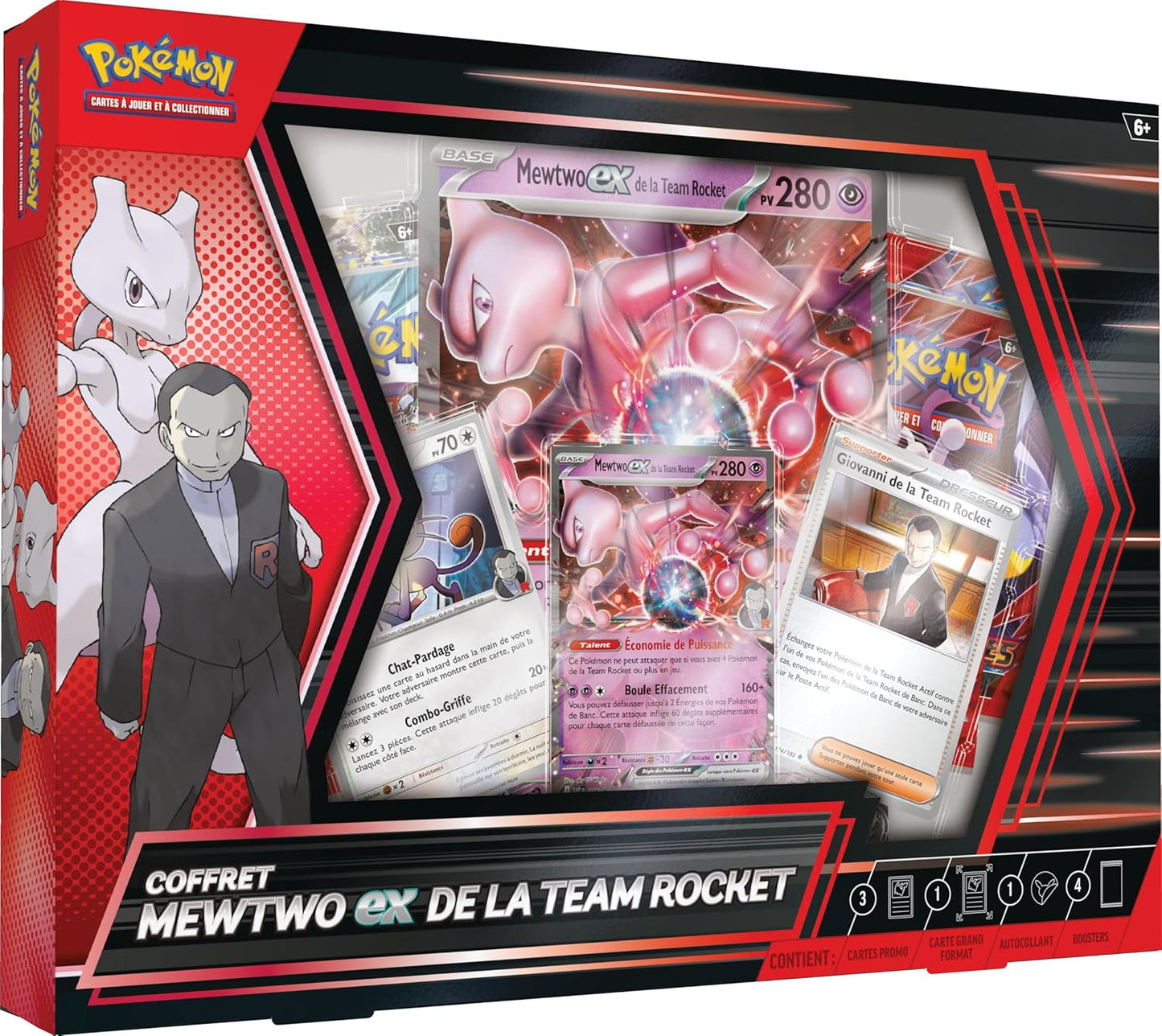 Pokémon - Coffret Mewtwo ex de la Team Rocket – Juin 2025