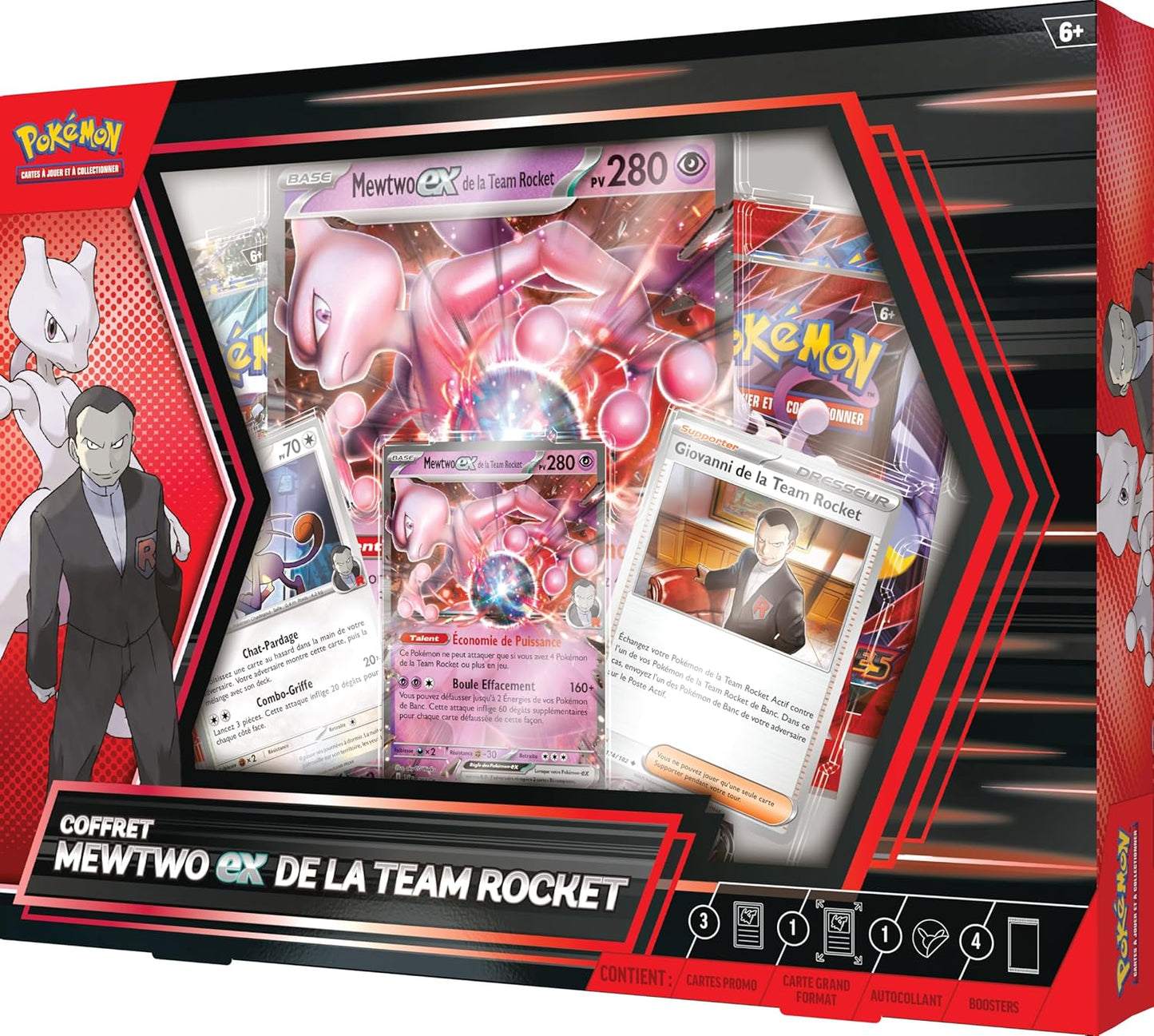 Pokémon - Coffret Mewtwo ex de la Team Rocket – Juin 2025