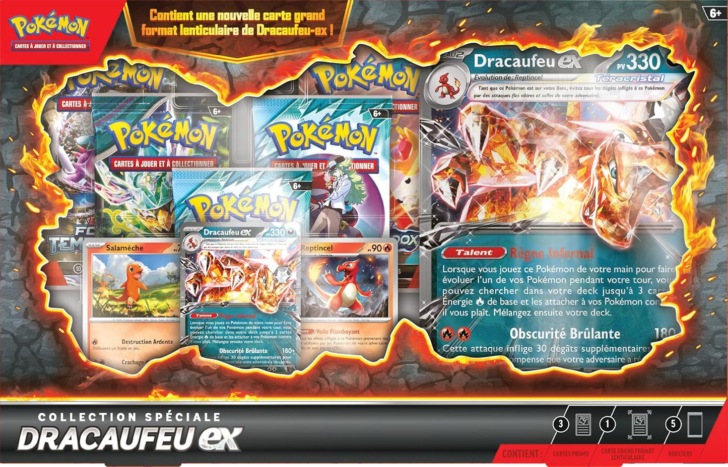 Pokémon - Coffret Collection Spéciale : Dracaufeu ex – Juin 2025