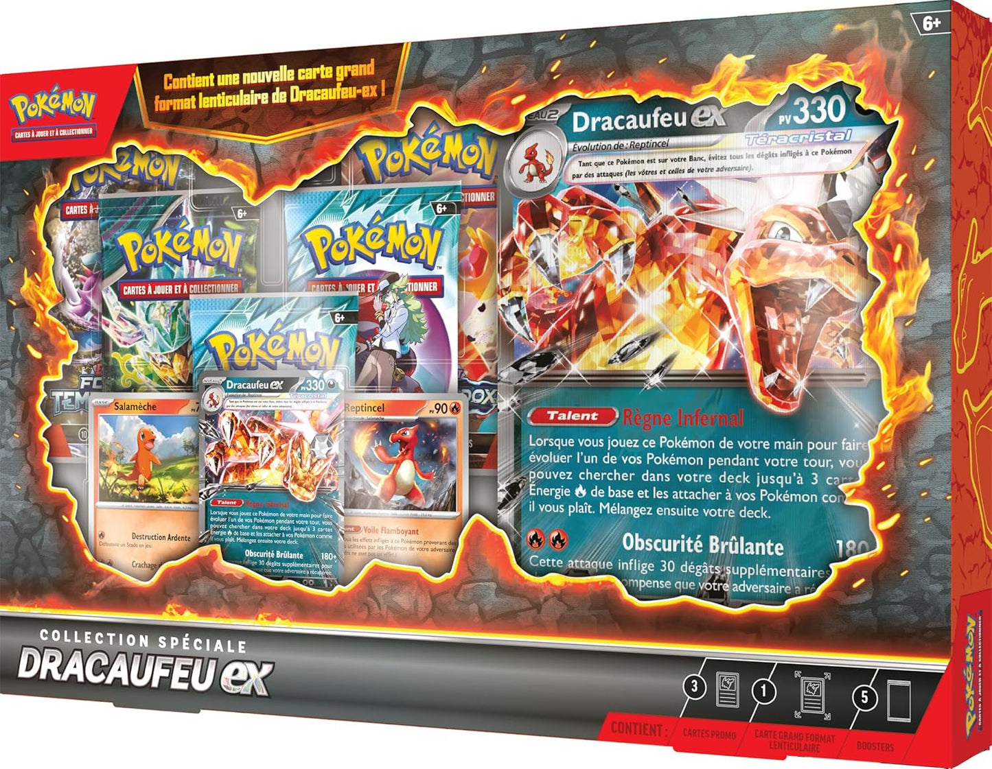Pokémon - Coffret Collection Spéciale : Dracaufeu ex – Juin 2025
