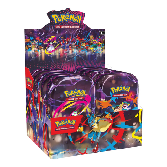 Pokémon – Display de Mini Tins ME01 : Méga-Évolution – Méga-Héroïsme (Octobre 2025)
