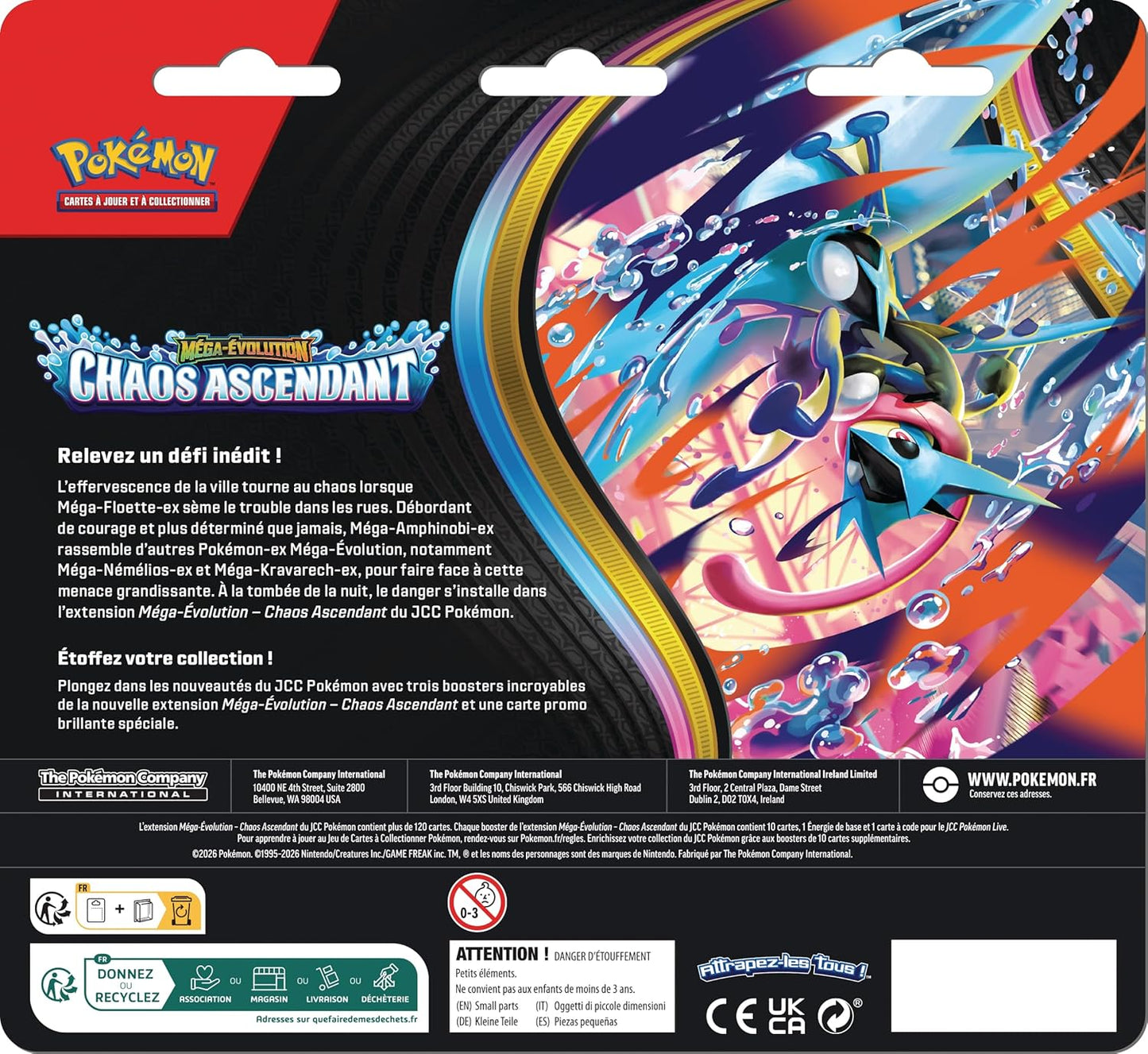 Pokémon – Tri Pack ME04 Chaos Ascendant : Reptincel – FR