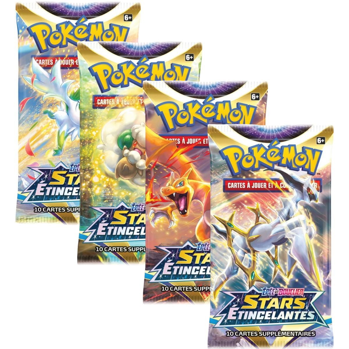 Pokémon – Booster 10 cartes EB09 : Star Étincelante (modèle aléatoire)