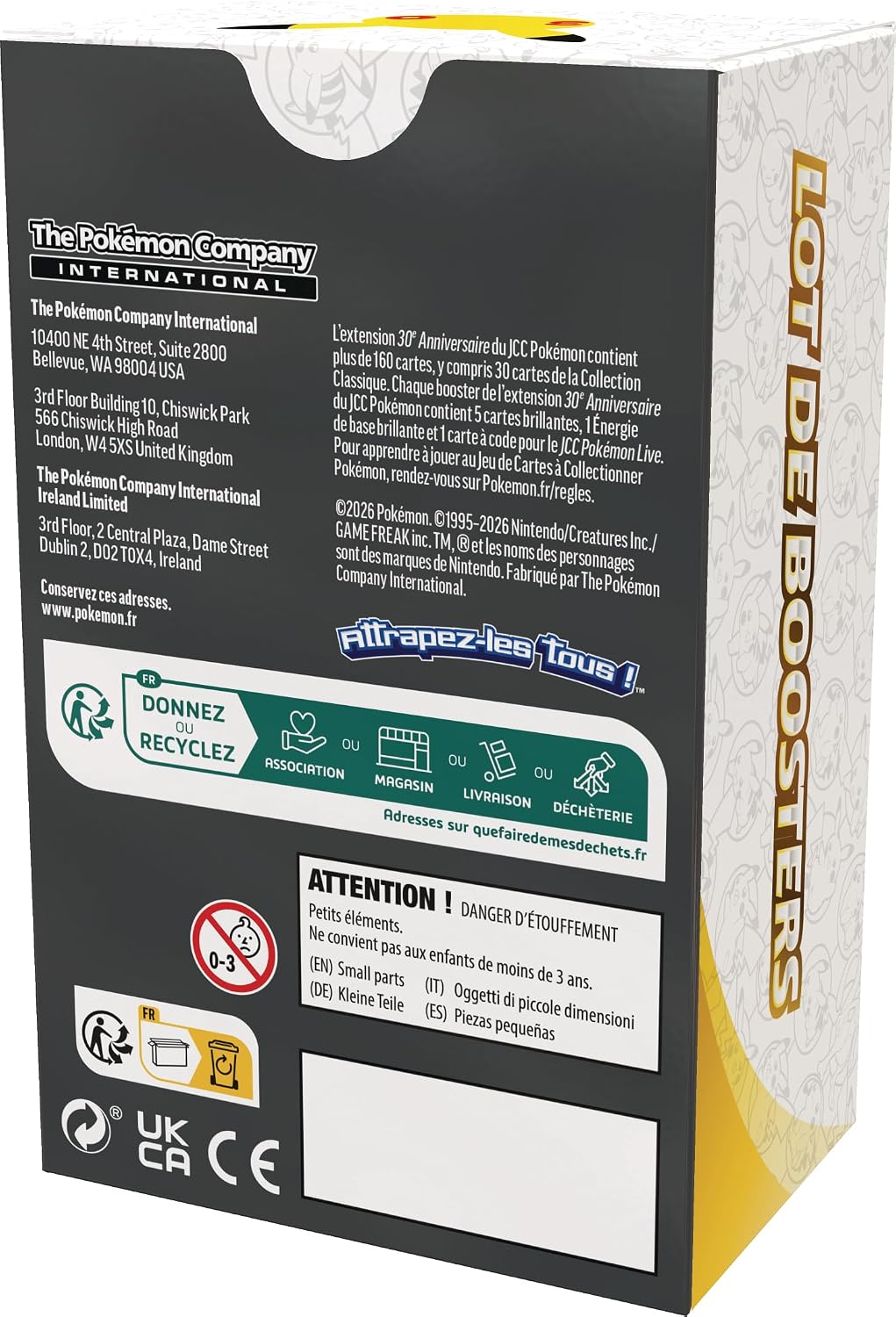 Pokémon – Bundle de 6 Boosters ME05.5 : 30ᵉ Anniversaire – FR – image produit 2