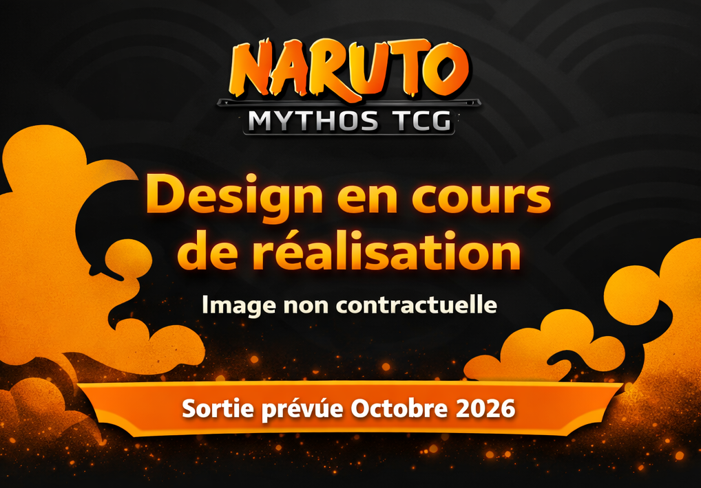 PRÉCOMMANDE Naruto Mythos TCG Set 2 Shinobi Shiren – Special Pack Design B 1st Edition EN