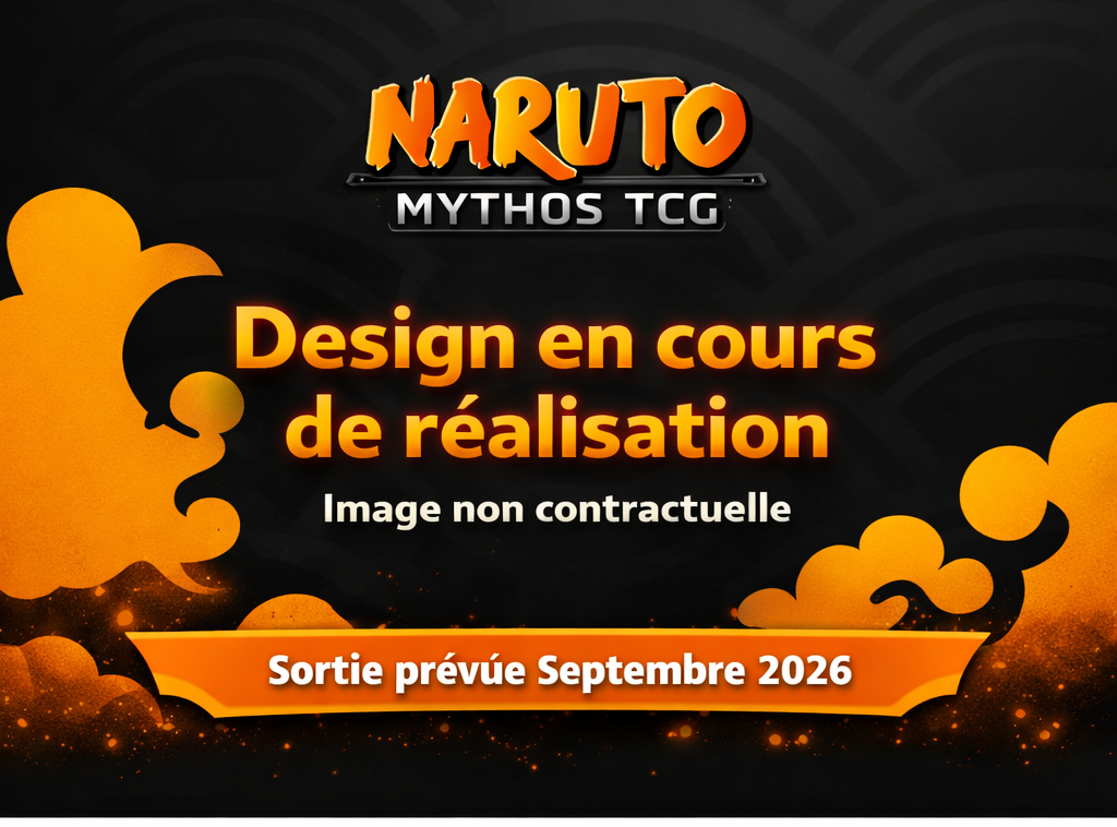 PRÉCOMMANDE Naruto Mythos TCG Set 2 Shinobi Shiren – Special Pack Design A 1st Edition EN