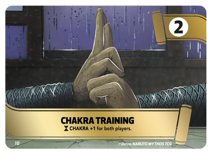 Carte Mission Entraînement au Chakra KS-M10 – règles et Missions Naruto Mythos TCG