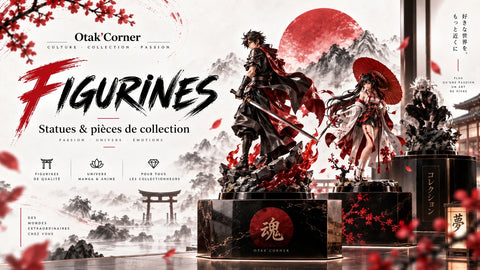 Figurines Otak’Corner — visuel manga premium