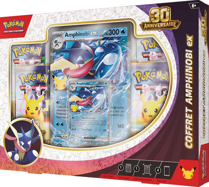 Coffret Pokémon 30ᵉ Anniversaire – Amphinobi-ex – FR