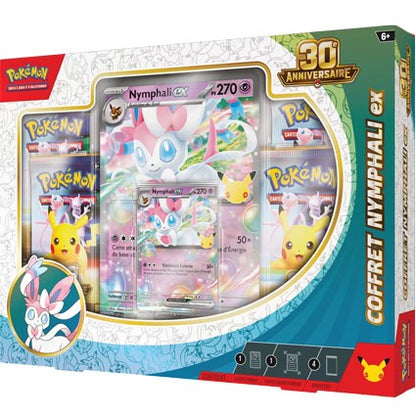 Coffret Pokémon 30ᵉ Anniversaire – Nymphali-ex – FR