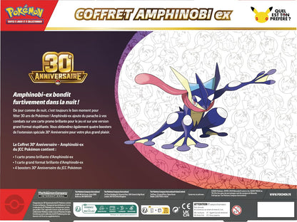 Coffret Pokémon 30ᵉ Anniversaire – Amphinobi-ex – FR