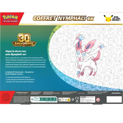 Coffret Pokémon 30ᵉ Anniversaire – Nymphali-ex – FR