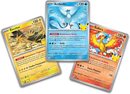 Collection Poster Pokémon 30ᵉ Anniversaire – Artikodin, Électhor & Sulfura – FR