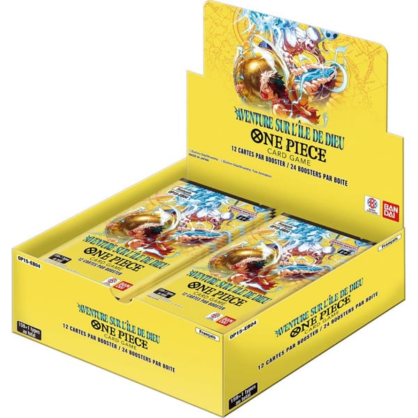 Display 24 Boosters One Piece Card Game OP15 Aventure sur l’Île de Dieu – FR