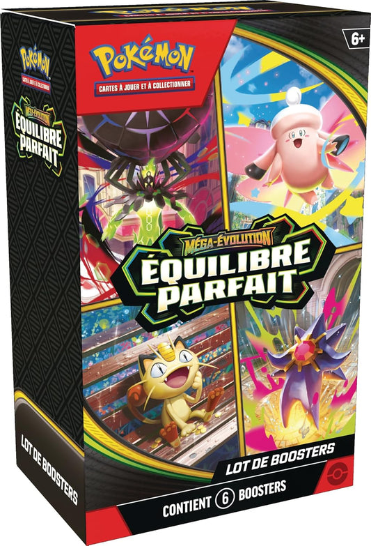 Pokémon ME03 Équilibre Parfait – Lot de 6 boosters ME03 – FR