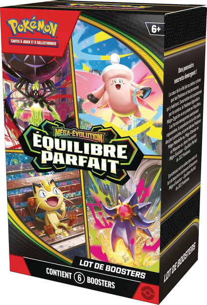 Pokémon ME03 Équilibre Parfait – Lot de 6 boosters ME03 – FR