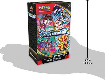 Pokémon – Lot de 6 Boosters ME04 : Chaos Ascendant – FR