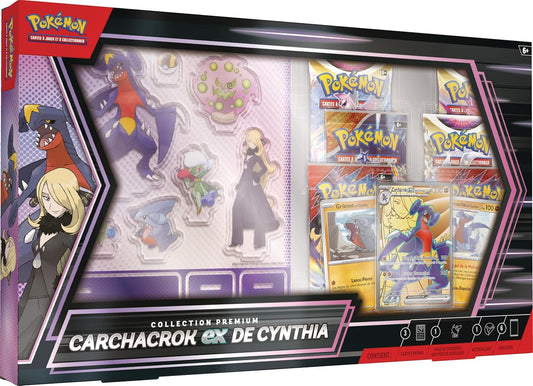 Pokémon - Coffret Collection Premium Juin 2025 : Carchacrok ex de Cynthia
