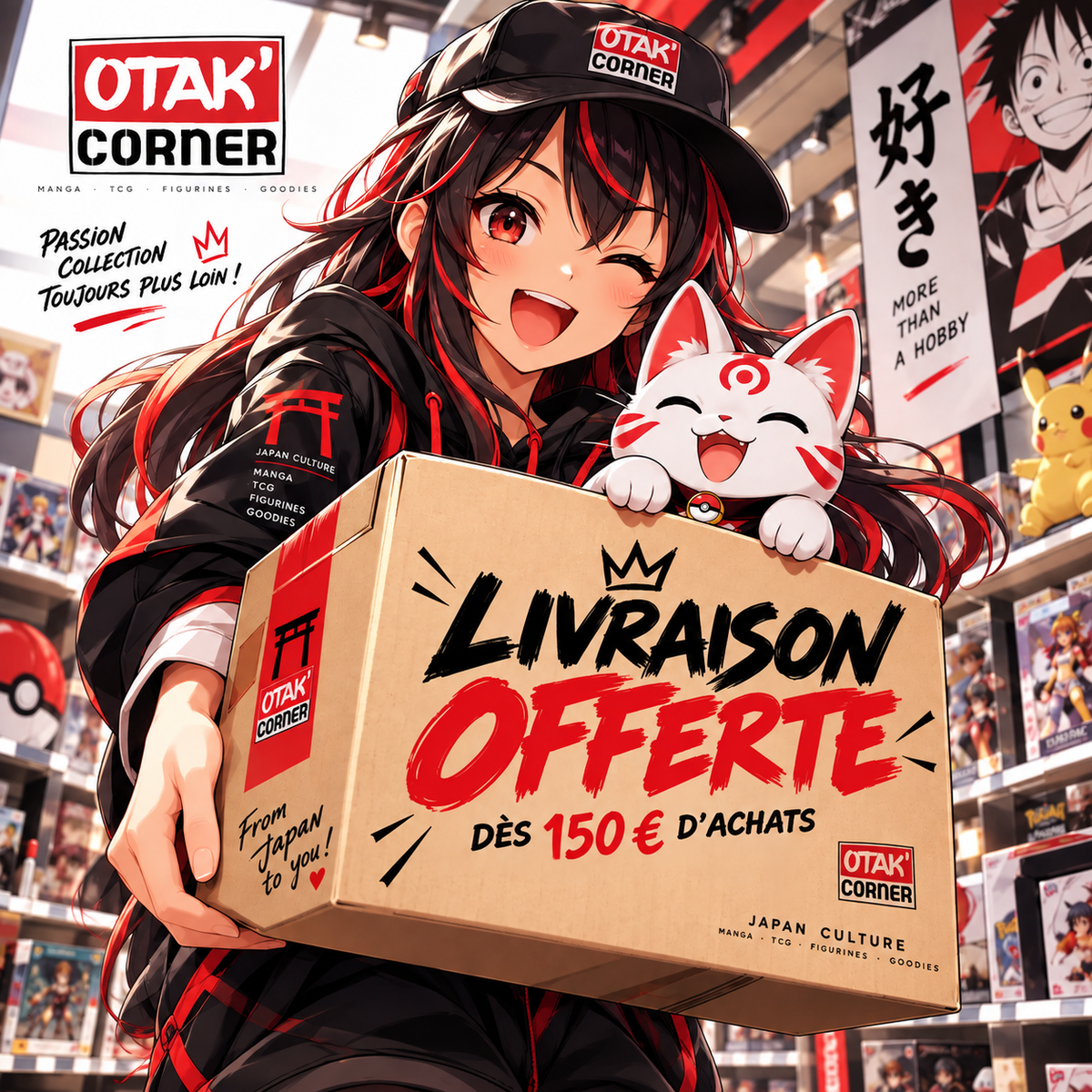 Livraison offerte dès 150 € en France