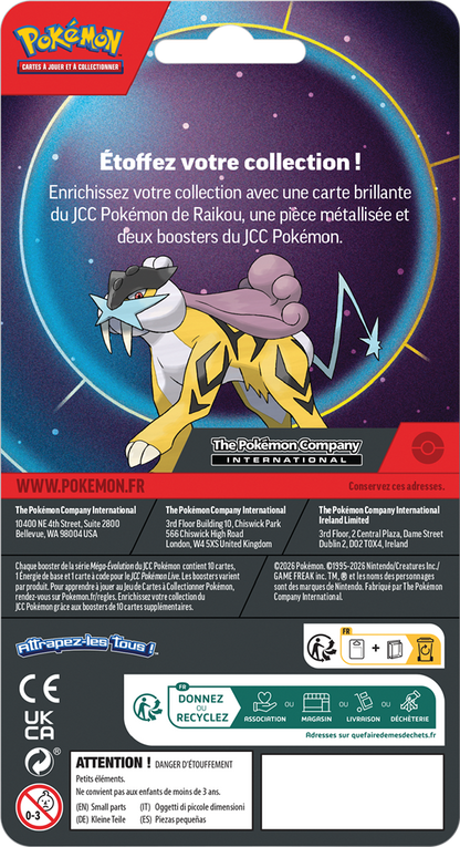 Pokémon – Duopack Raikou Janvier 2026