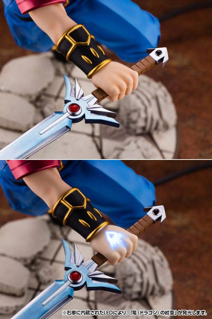 ⚔️ Nom du Produit : Dragon Quest The Adventure of Dai Statuette PVC ARTFXJ 1/8 Dai Deluxe Edition 18 cm ⚔️