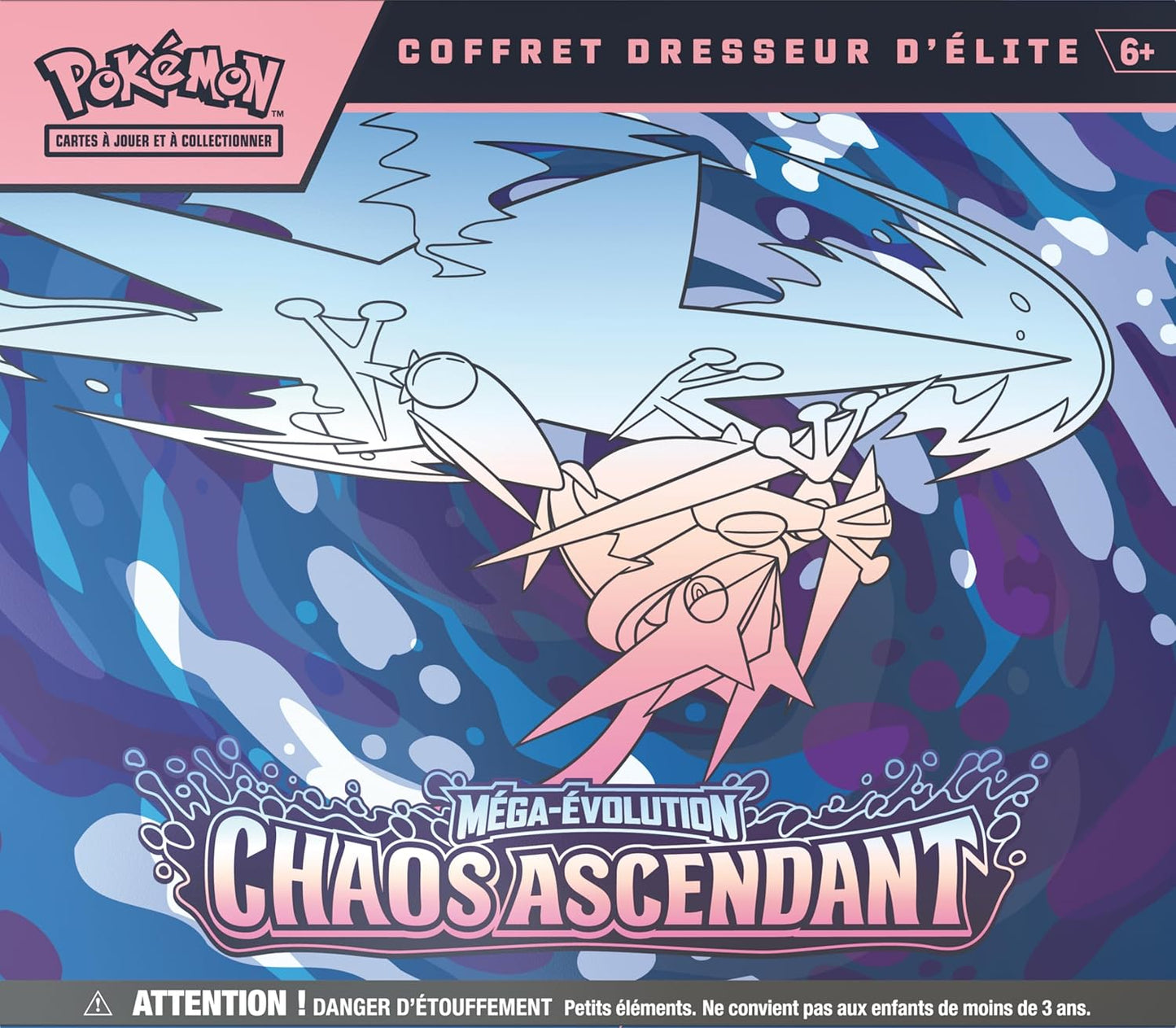 Pokémon – Coffret Dresseur d’Élite ME04 Chaos Ascendant : Méga-Amphinobi – FR