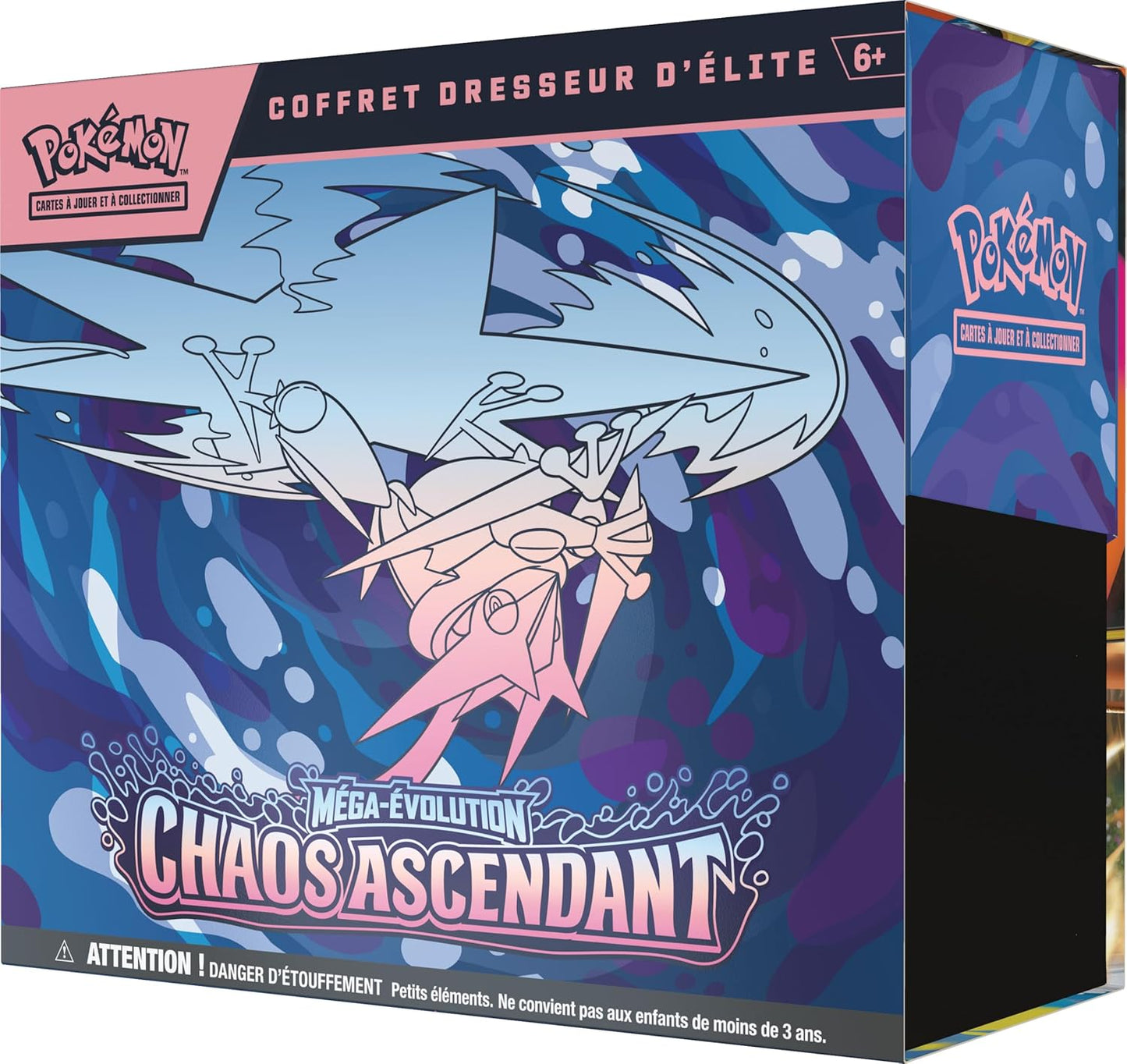 Pokémon – Coffret Dresseur d’Élite ME04 Chaos Ascendant : Méga-Amphinobi – FR