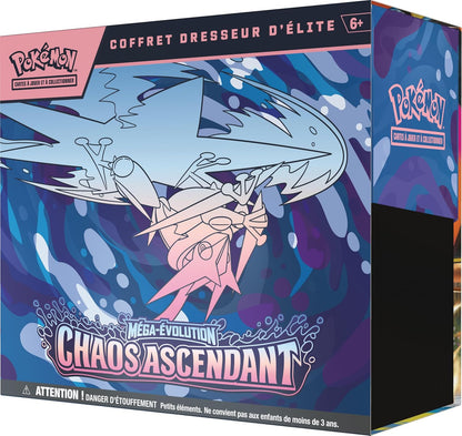 Pokémon – Coffret Dresseur d’Élite ME04 Chaos Ascendant : Méga-Amphinobi – FR