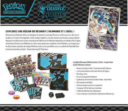 Pokémon – Coffret Dresseur D'Élite EV10.5 : Foudre Noire