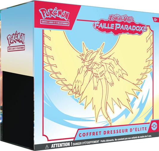 Pokémon EV04 Faille Paradoxe : Coffret Dresseur d’Élite - Rugit Lune – image produit 1